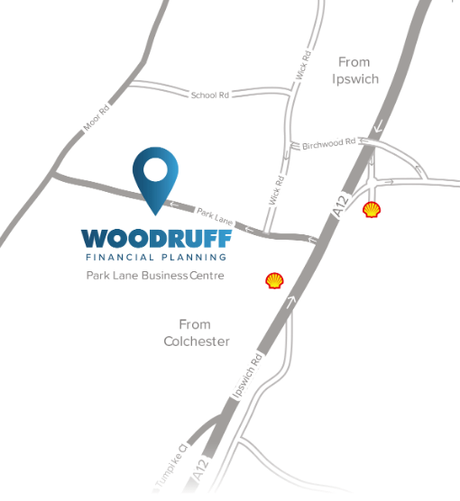 Woodruff FInancial Planning find us on a map