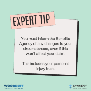 Expert tip Inform benefits agency personal injury trust