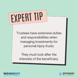 Expert tip trustee investments personal injury trust